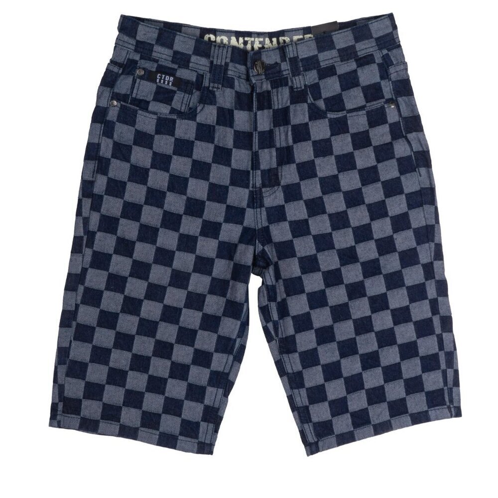 Contender Men's Denim Shorts Indigo Blue Casual Summer Shorts Size 30 & 34 1DS58